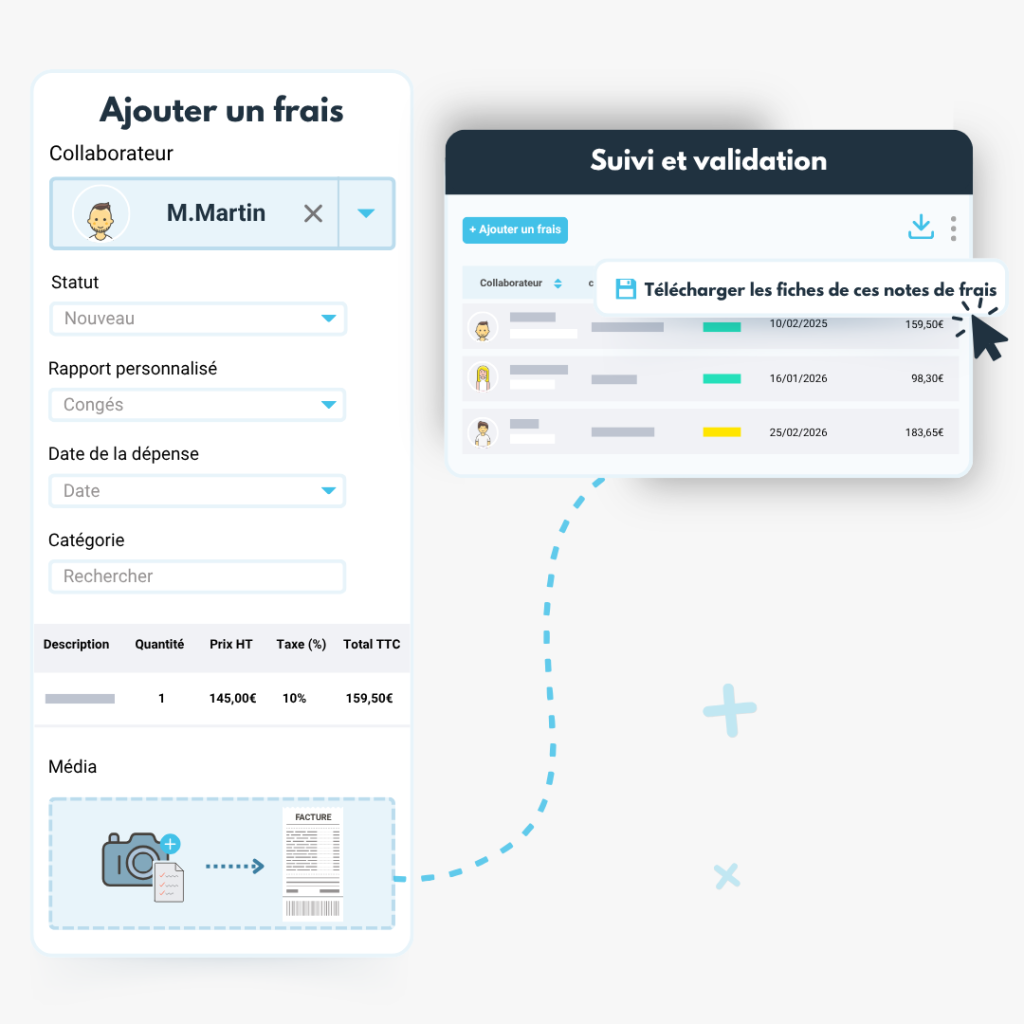 Gestion des notes de frais